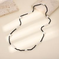 Wholesale Jewelry Simple Style Classic Style Solid Color Glass Necklace main image 1
