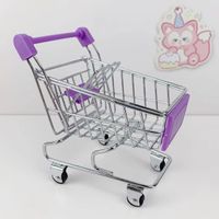 Shopping Cart Color Block Metal Toys sku image 3