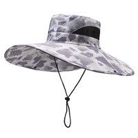 Men's Casual Simple Style Camouflage Wide Eaves Sun Hat sku image 9