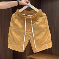 Men's Solid Color Simple Style Regular Fit Men's Bottoms main image 4