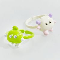 Cute Sweet Simple Style Monster Zinc Alloy Wholesale Open Rings main image 3