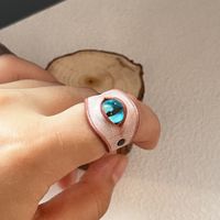 Retro Simple Style Eye Pu Leather Wholesale Rings main image 5