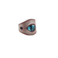 Retro Simple Style Eye Pu Leather Wholesale Rings main image 3