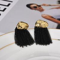Simple Style Classic Style Solid Color Metal Plating Women's Drop Earrings 1 Pair sku image 1
