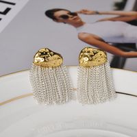 Simple Style Classic Style Solid Color Metal Plating Women's Drop Earrings 1 Pair sku image 2