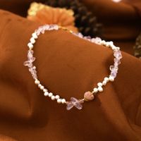 Elegant Sweet Geometric Freshwater Pearl Opal Women's Bracelets Necklace main image 1