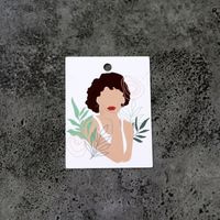 Casual Simple Style Human Leaf Paper Gift Card sku image 9