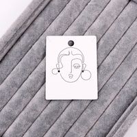 Simple Style Stripe Coated Paper Jewelry Packaging Cardboard sku image 8
