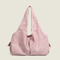 Women's Large Pu Leather Solid Color Streetwear Bowknot Magnetic Buckle Shoulder Bag main image 5