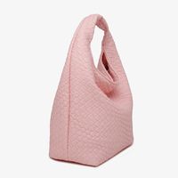 Women's Large Pu Leather Solid Color Streetwear Pillow Shape Zipper Crossbody Bag main image 7
