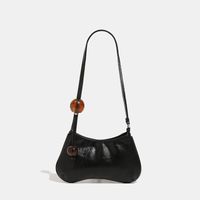 Women's Small Pu Leather Solid Color Streetwear Zipper Underarm Bag main image 7