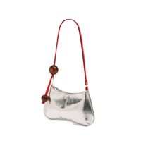 Women's Small Pu Leather Solid Color Streetwear Zipper Underarm Bag main image 4