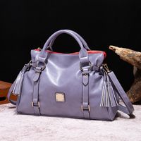 Women's Small Pu Leather Solid Color Vintage Style Classic Style Zipper Crossbody Bag sku image 2