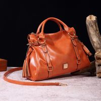 Women's Small Pu Leather Solid Color Vintage Style Classic Style Zipper Crossbody Bag sku image 11