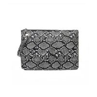 Unisex Snakeskin Pu Leather Zipper Wallets sku image 2