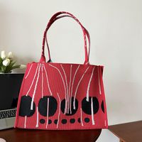 Women's Large Polyester Geometric Classic Style Open Tote Bag sku image 2