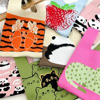 Women's Small Polyester Animal Cute Open Shopping Bags main image 2