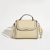 Femmes Petit Faux Cuir Couleur Unie Lingge Style Vintage Style Classique Boucle Magnétique Sac Bandoulière sku image 2