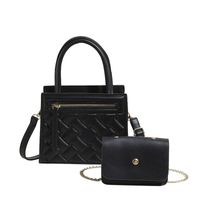 Women's Small Pu Leather Solid Color Vintage Style Classic Style Zipper Crossbody Bag sku image 2