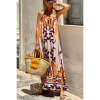 Women's Regular Dress Vacation Strap Printing Sleeveless Printing Maxi Long Dress Holiday Daily Beach main image 5