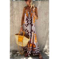 Women's Regular Dress Vacation Strap Printing Sleeveless Printing Maxi Long Dress Holiday Daily Beach main image 4