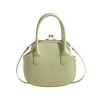 Women's Medium Pu Leather Solid Color Vintage Style Classic Style Buckle Dome Bag main image 4