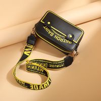 Women's Small Pu Leather Letter Streetwear Zipper Camera Bag main image 3