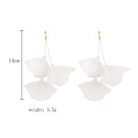 1 Pair Lady Ethnic Style Classic Style Irregular Flower Artificial Crystal Cloth Drop Earrings sku image 6