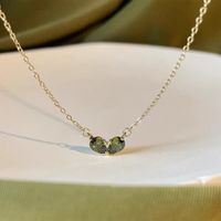 Einfacher Stil Quadrat Blume Bogenknoten Legierung Inlay Künstliche Perlen Strasssteine Frau Halskette sku image 36