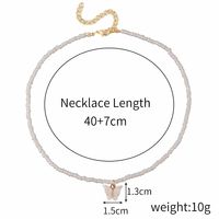 Wholesale Jewelry Ethnic Style Bohemian Classic Style Geometric Seed Bead Beaded Necklace sku image 3