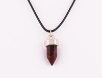 Wholesale Jewelry Basic Modern Style Classic Style Geometric Natural Stone Resin Pendant Necklace sku image 7