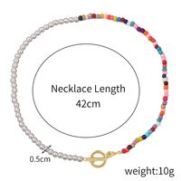 Wholesale Jewelry Ethnic Style Bohemian Classic Style Geometric Seed Bead Beaded Necklace sku image 9