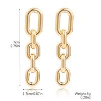 1 Pair Basic Modern Style Classic Style Geometric Solid Color Plating 304 Stainless Steel Arylic Drop Earrings sku image 7