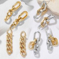 1 Pair Basic Modern Style Classic Style Geometric Solid Color Plating 304 Stainless Steel Arylic Drop Earrings main image 4