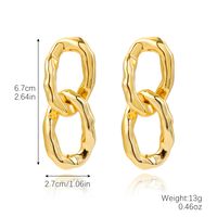 1 Pair Basic Modern Style Classic Style Geometric Solid Color Plating 304 Stainless Steel Arylic Drop Earrings sku image 1