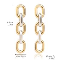1 Pair Basic Modern Style Classic Style Geometric Solid Color Plating 304 Stainless Steel Arylic Drop Earrings sku image 6