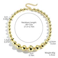 Wholesale Jewelry Elegant Lady Streetwear Geometric Heart Shape Arylic Imitation Pearl Beaded Pendant Necklace sku image 4