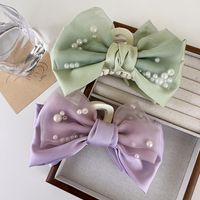 Women's Casual Elegant Bow Knot Cloth Hair Claws main image 6
