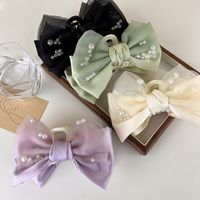 Women's Casual Elegant Bow Knot Cloth Hair Claws main image 1