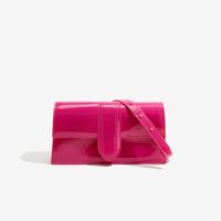 Women's Small PVC Solid Color Streetwear Magnetic Buckle Square Bag sku image 6