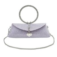 Women's Small Pu Leather Solid Color Elegant Vintage Style Magnetic Buckle Evening Bag sku image 7