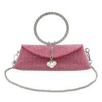 Women's Small Pu Leather Solid Color Elegant Vintage Style Magnetic Buckle Evening Bag sku image 4