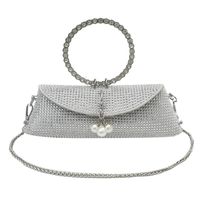 Women's Small Pu Leather Solid Color Elegant Vintage Style Magnetic Buckle Evening Bag sku image 8