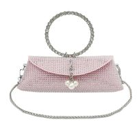 Mujeres Pequeña Cuero Sintético Color Sólido Elegante Estilo Vintage Hebilla Magnética Bolso De Noche sku image 9