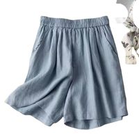 Women's Daily Vintage Style Solid Color Knee Length Pocket Casual Pants main image 5