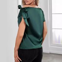 Women's T-shirt Short Sleeve T-Shirts Elegant Solid Color main image 2