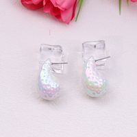 1 Pair IG Style Simple Style Water Droplets Arylic Ear Studs sku image 8