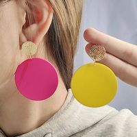 Nordic Style Round Arylic Women's Drop Earrings main image 1