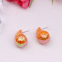 1 Pair IG Style Simple Style Water Droplets Arylic Ear Studs main image 4