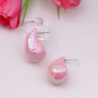 1 Pair IG Style Simple Style Water Droplets Arylic Ear Studs main image 3